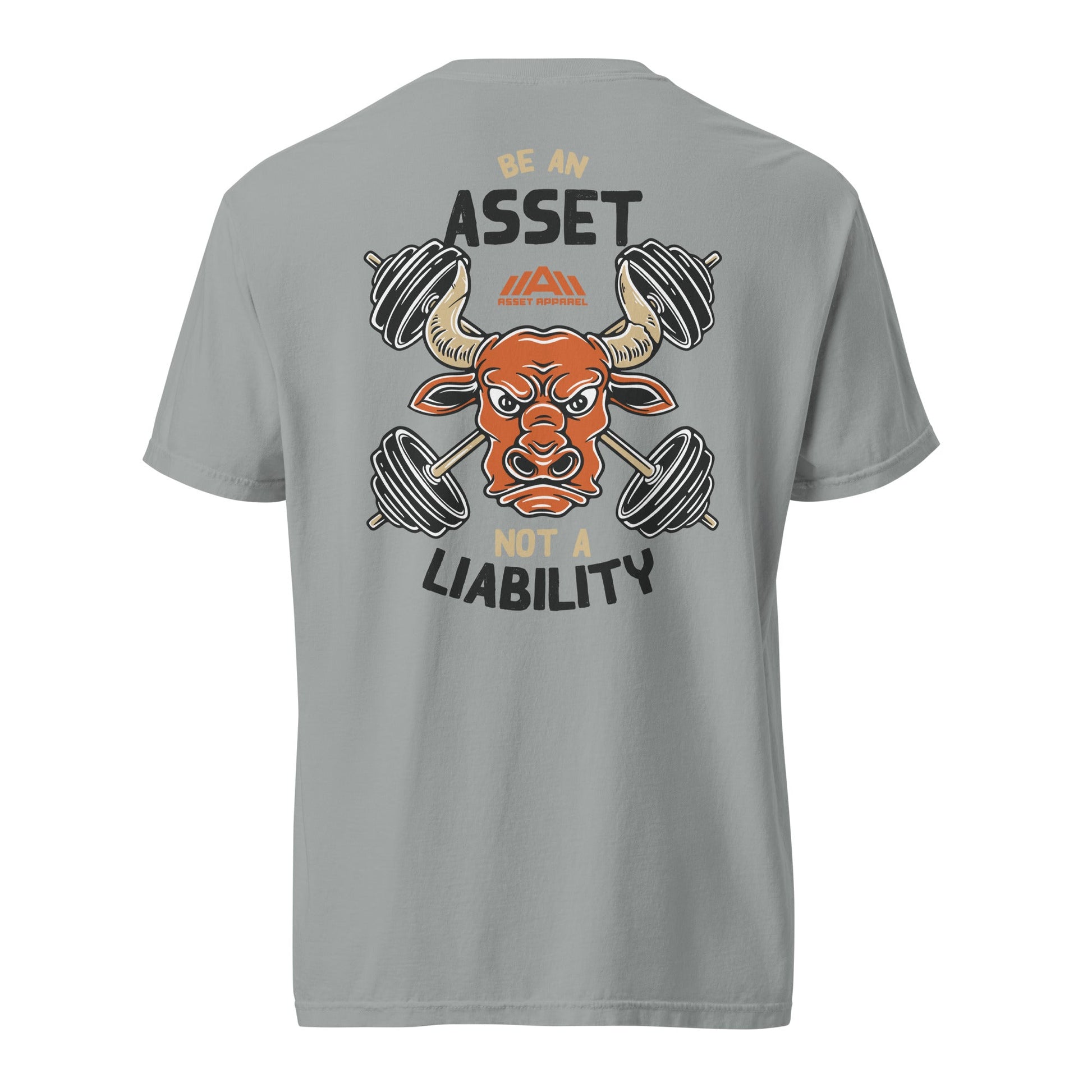 Be An Asset Bull Heavyweight Tee - Asset Apparel