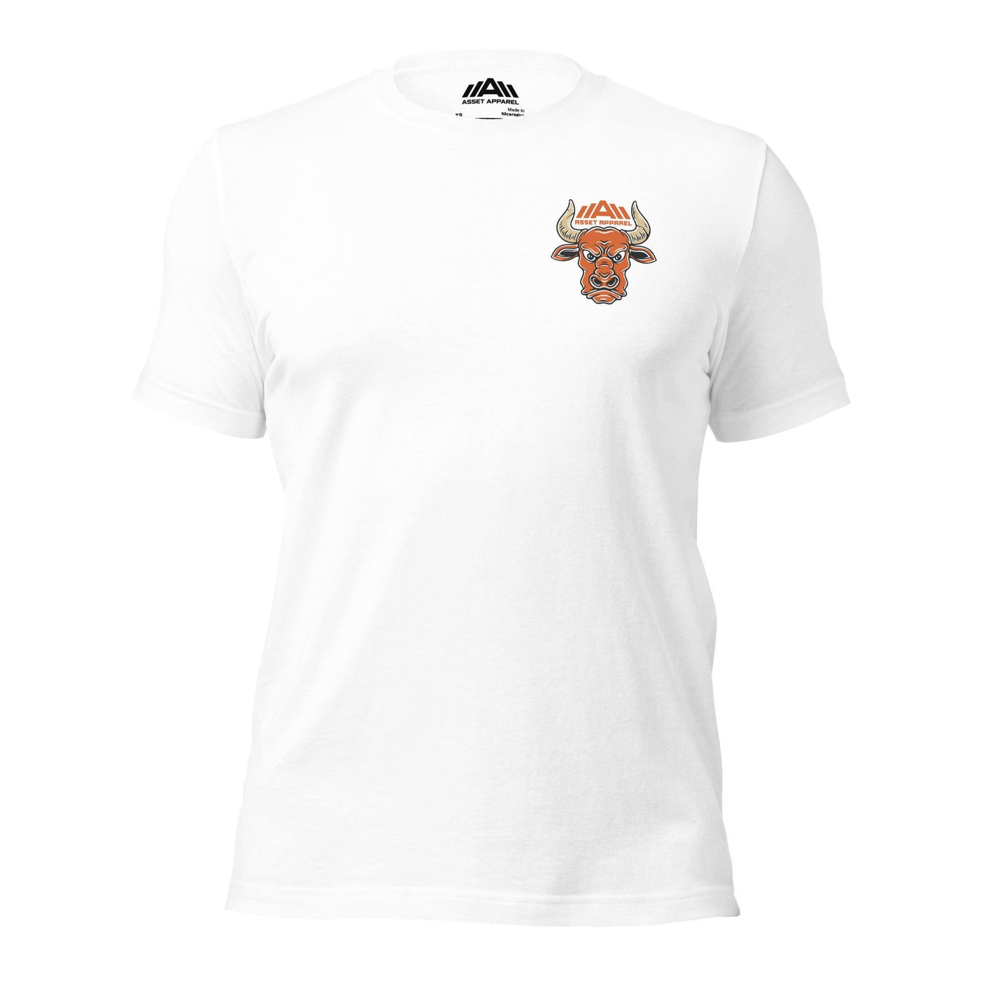 Be An Asset Bull White Tee - Asset Apparel