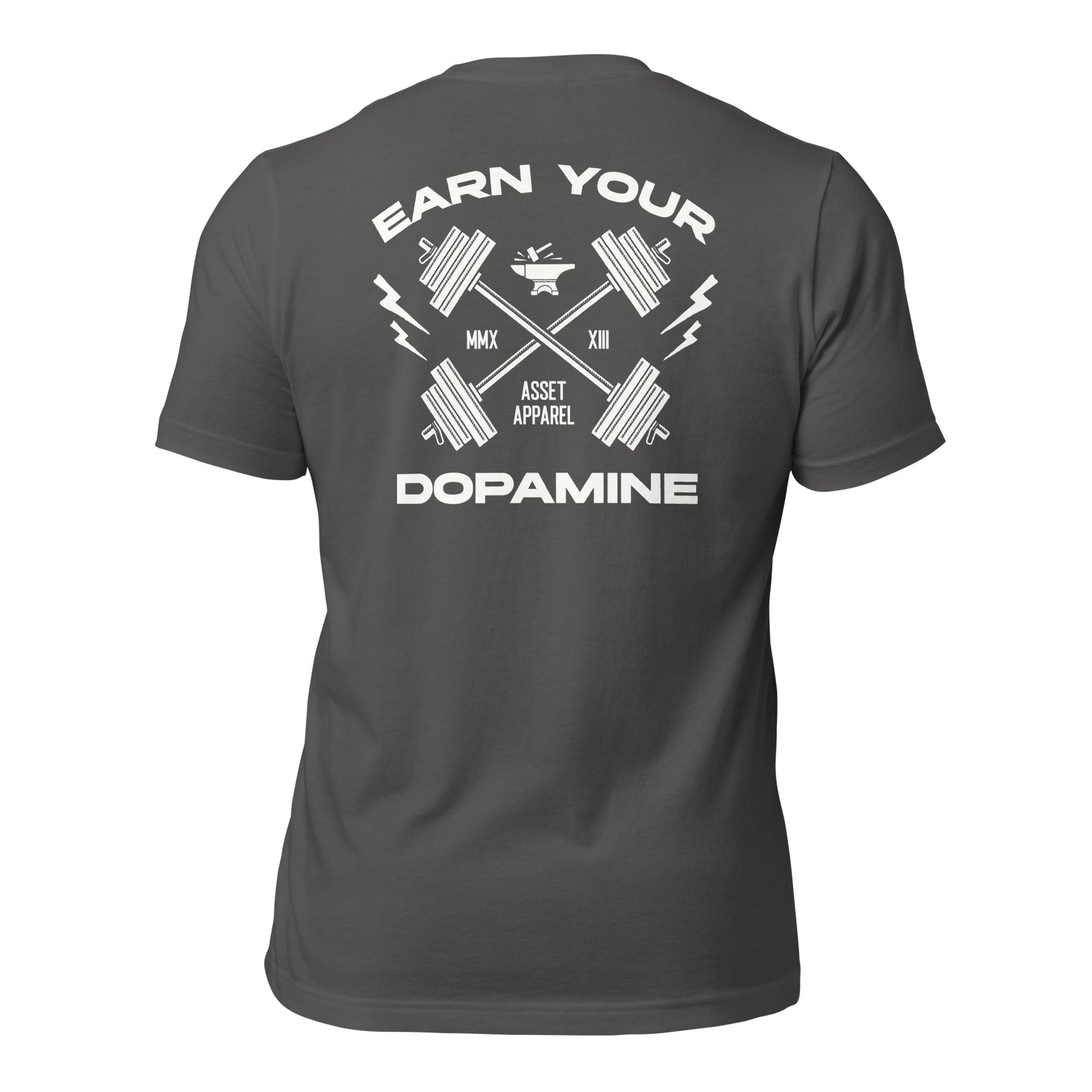 Earn Your Dopamine Anvil Dark Tee - Asset Apparel