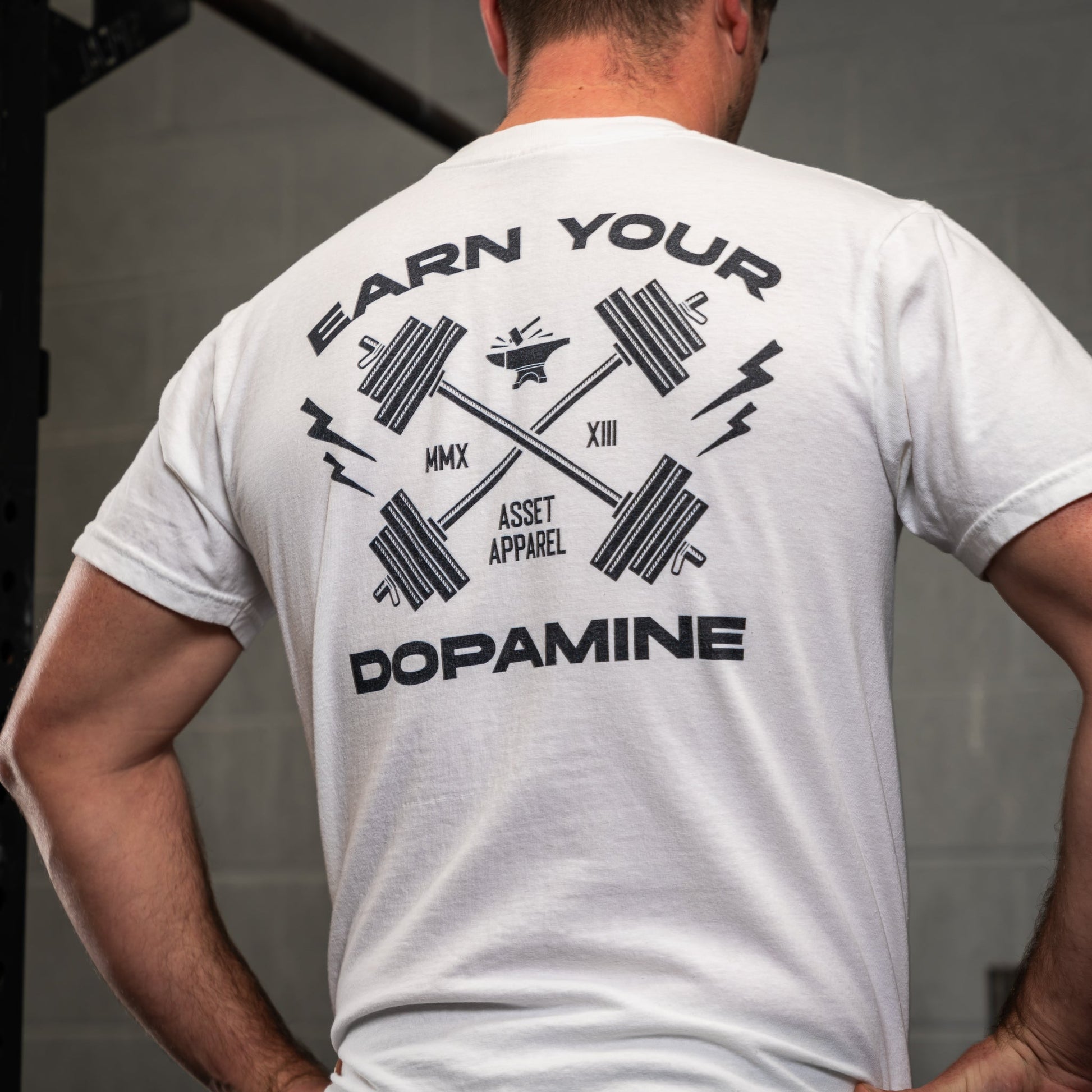 Earn Your Dopamine Anvil Heavyweight Tee - Asset Apparel