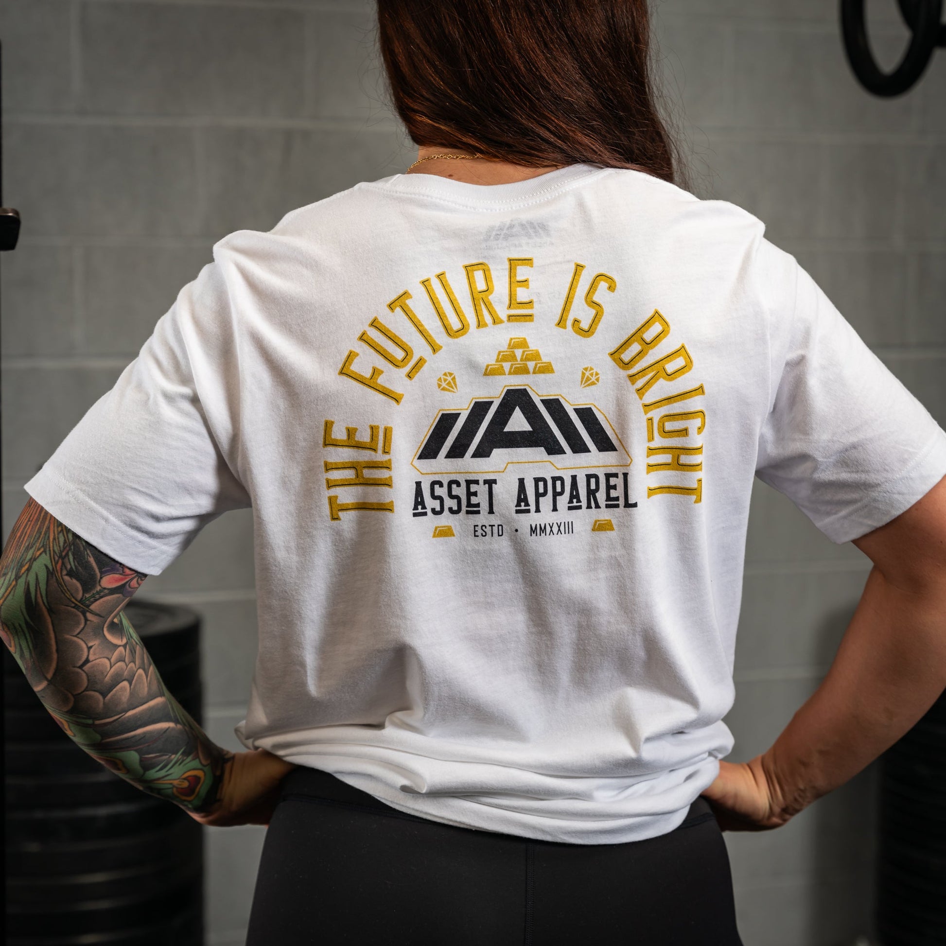 Future Is Bright White Tee - Asset Apparel