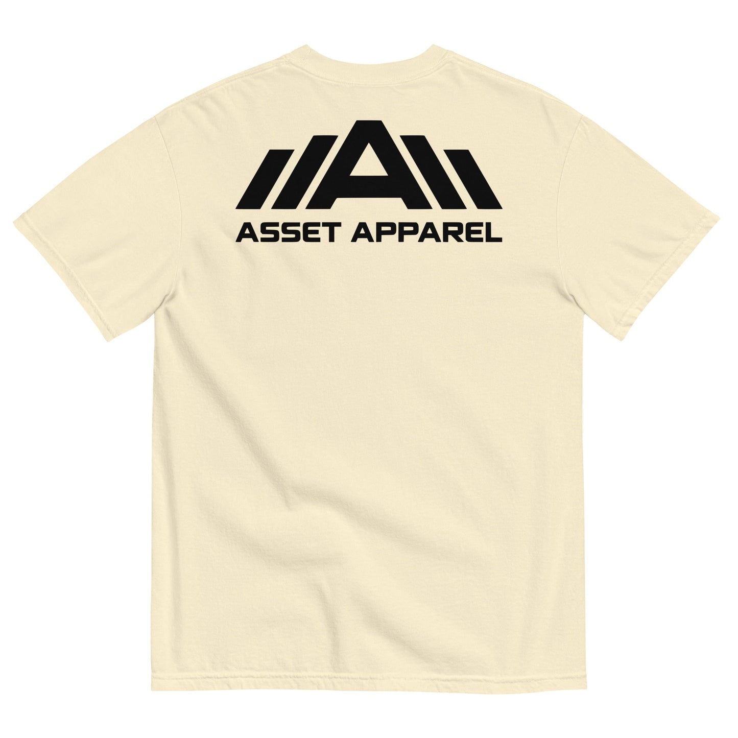 Heavyweight Logo Tee - Black Print - Asset Apparel