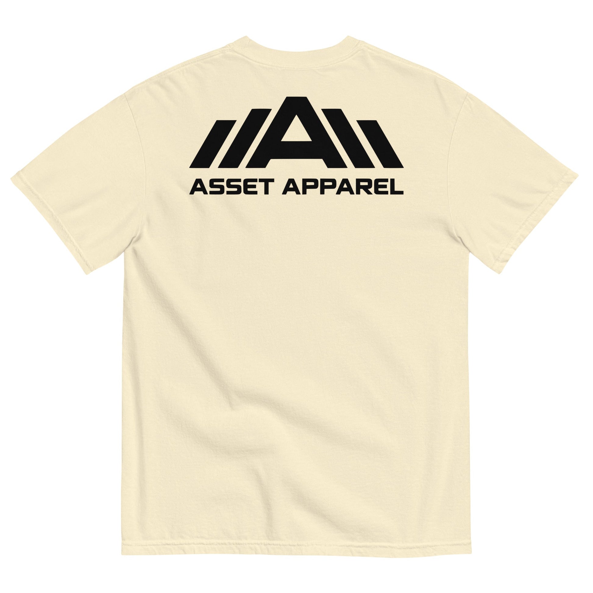 Heavyweight Logo Tee - Black Print - Asset Apparel