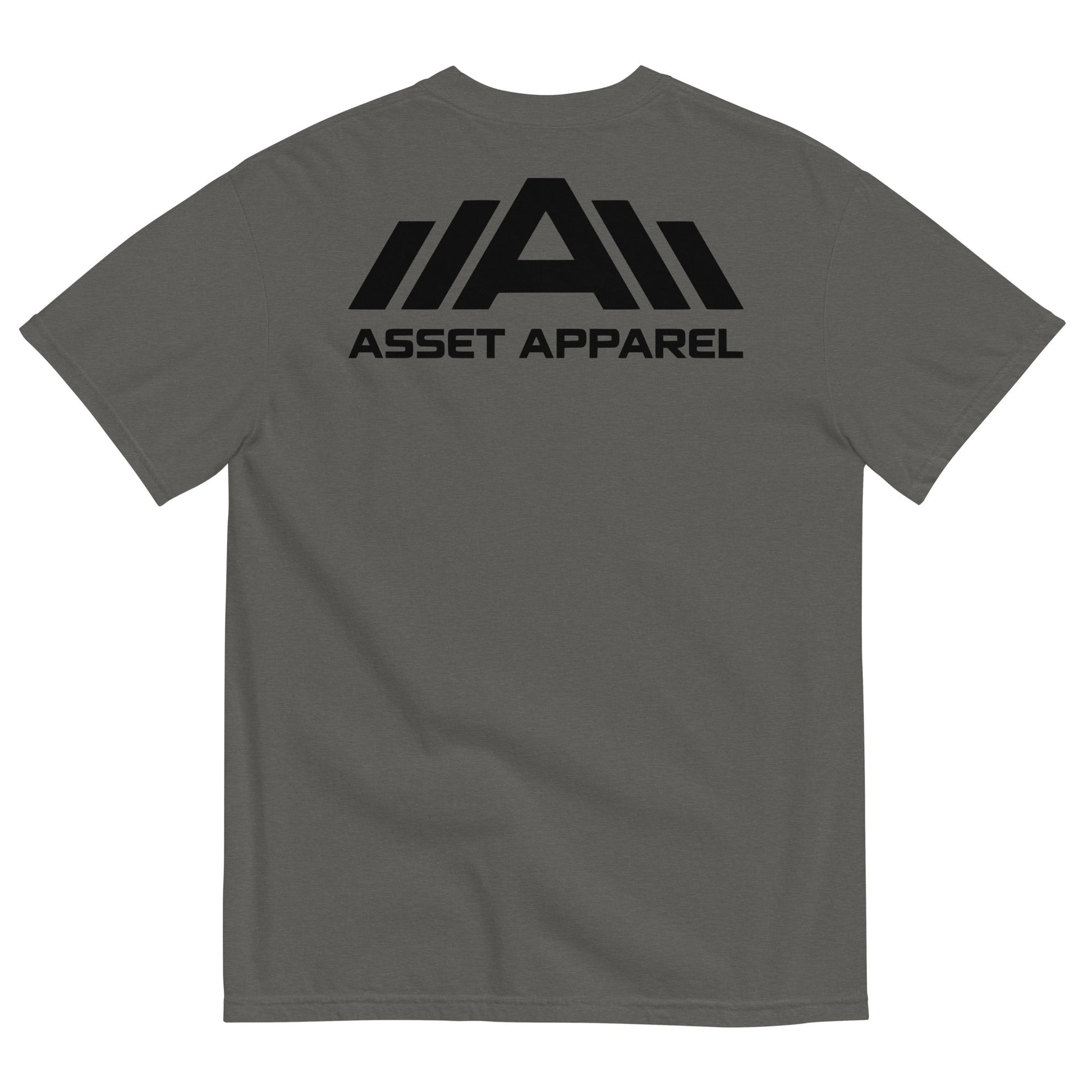 Heavyweight Logo Tee - Black Print - Asset Apparel