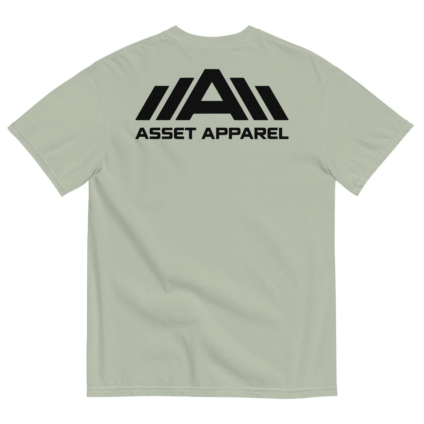 Heavyweight Logo Tee - Black Print - Asset Apparel