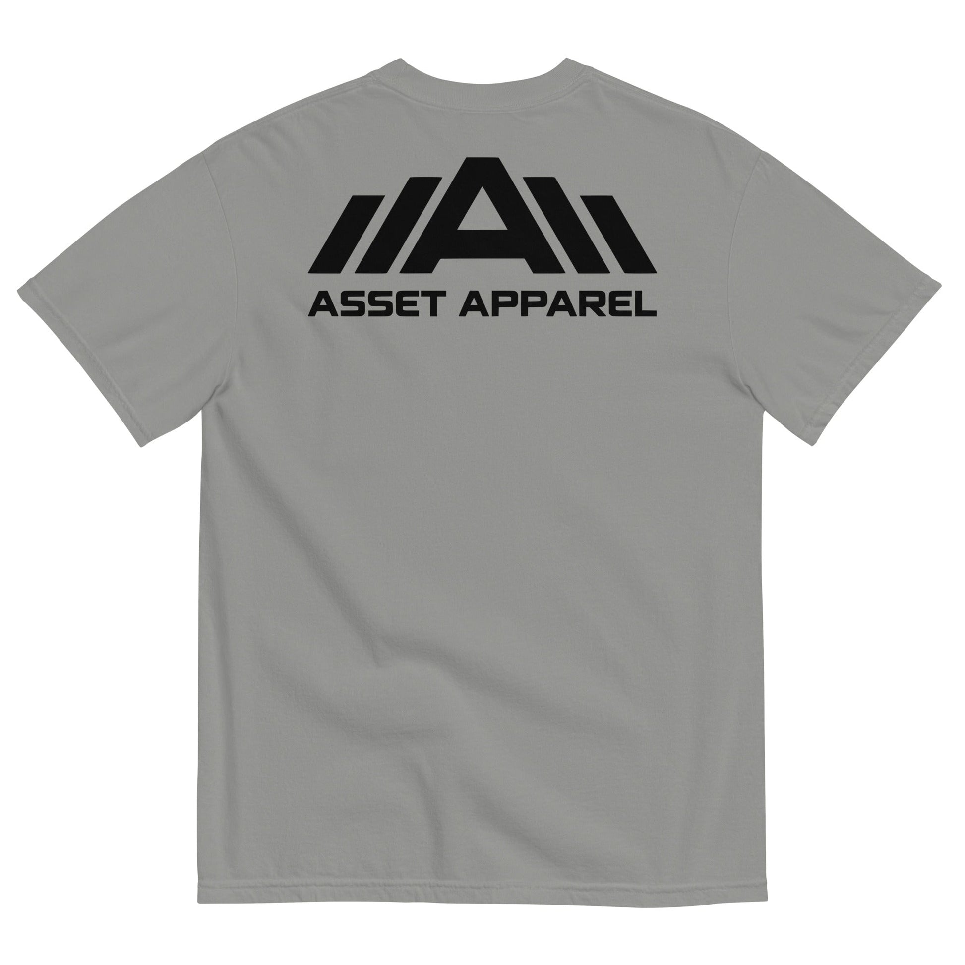 Heavyweight Logo Tee - Black Print - Asset Apparel