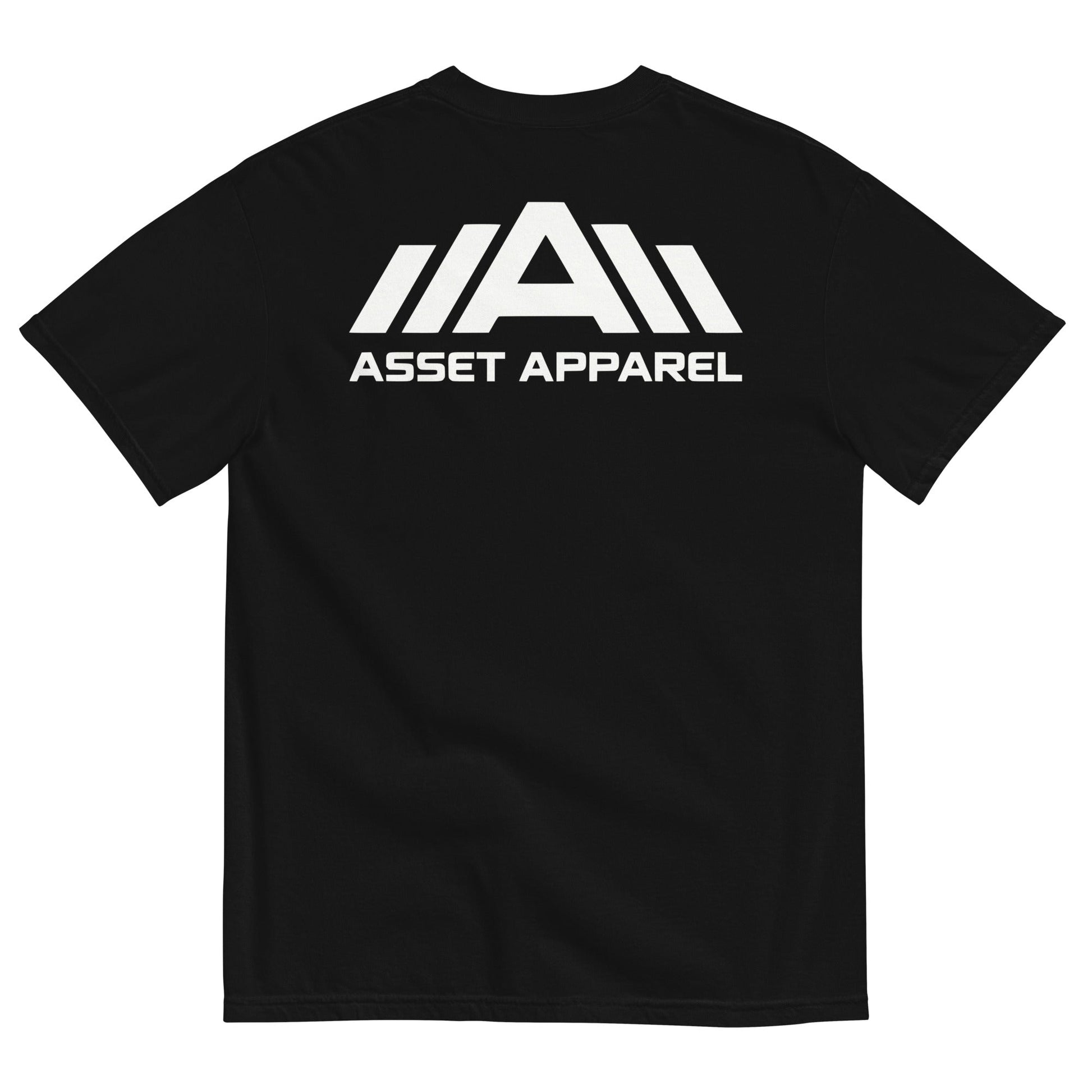 Heavyweight Logo Tee - White Print - Asset Apparel