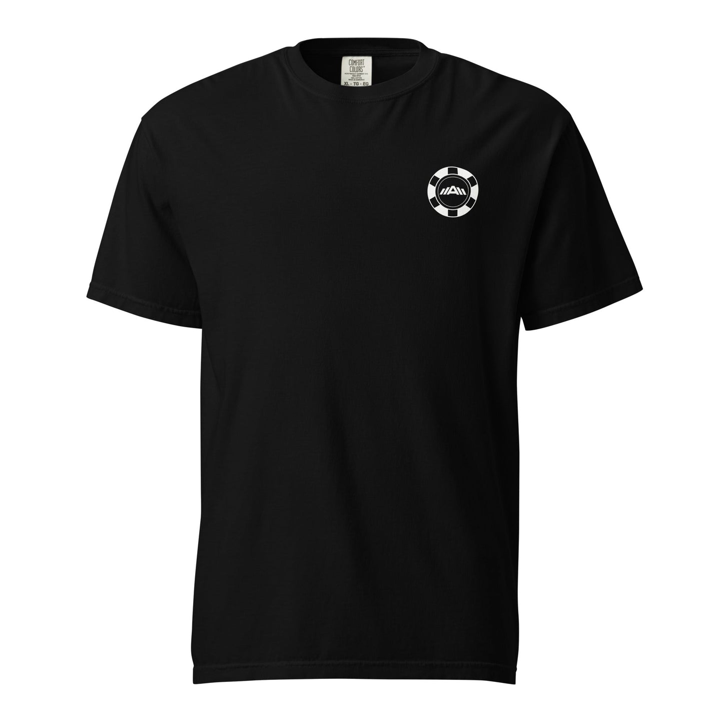 High Stakes King Heavyweight Black Tee - Asset Apparel