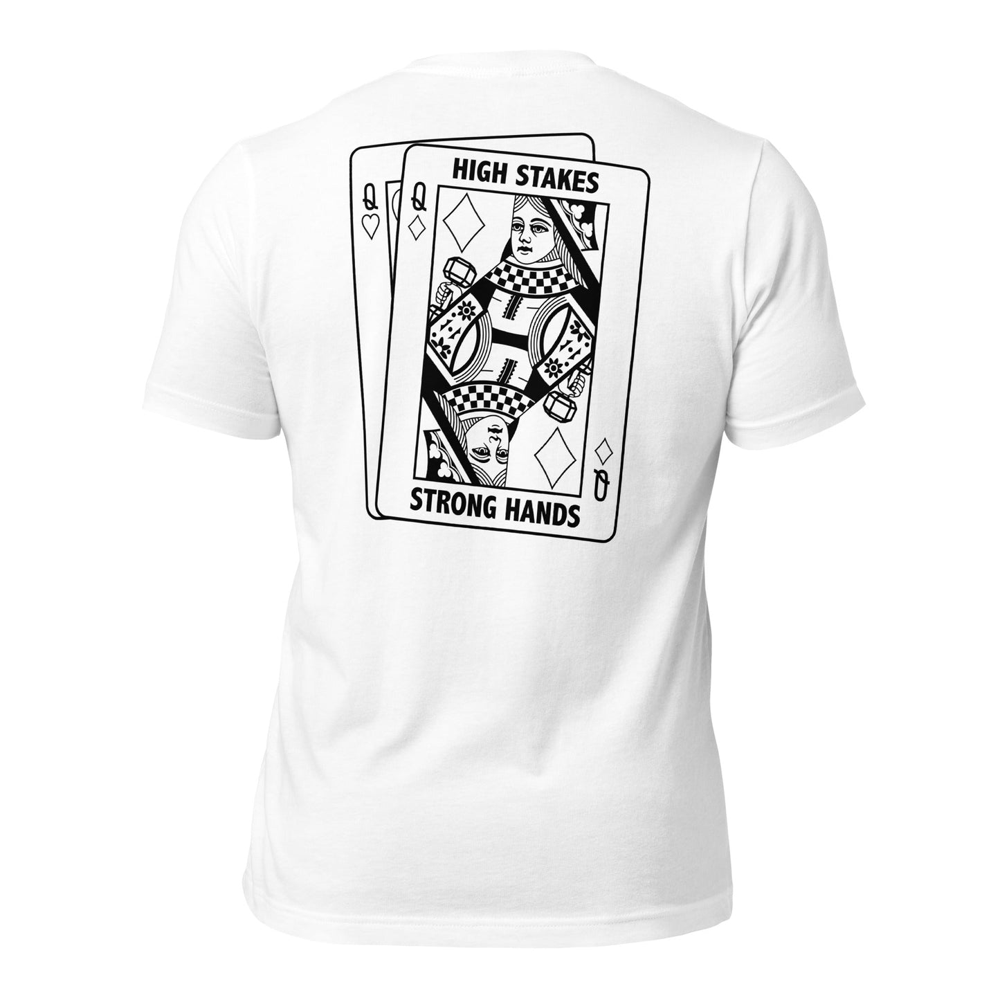 High Stakes Queen Black Print Tee - Asset Apparel