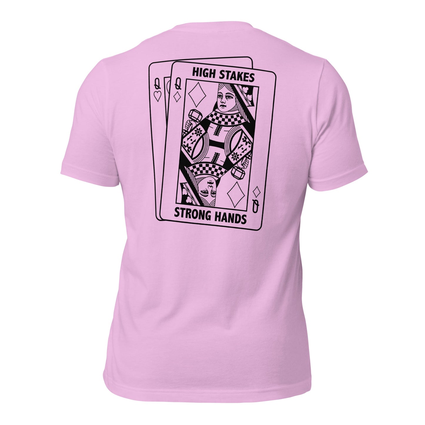 High Stakes Queen Black Print Tee - Asset Apparel