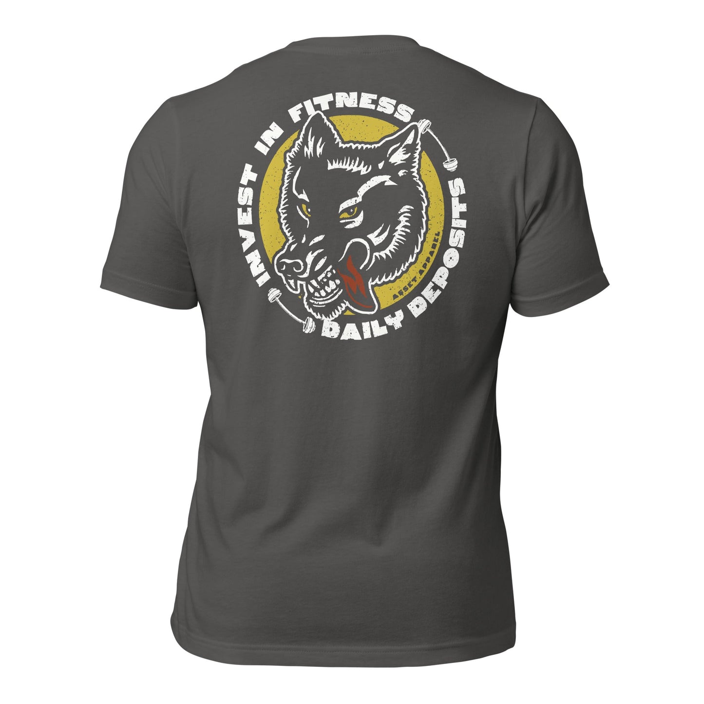 Invest In Fitness Wolf Tee - Asset Apparel