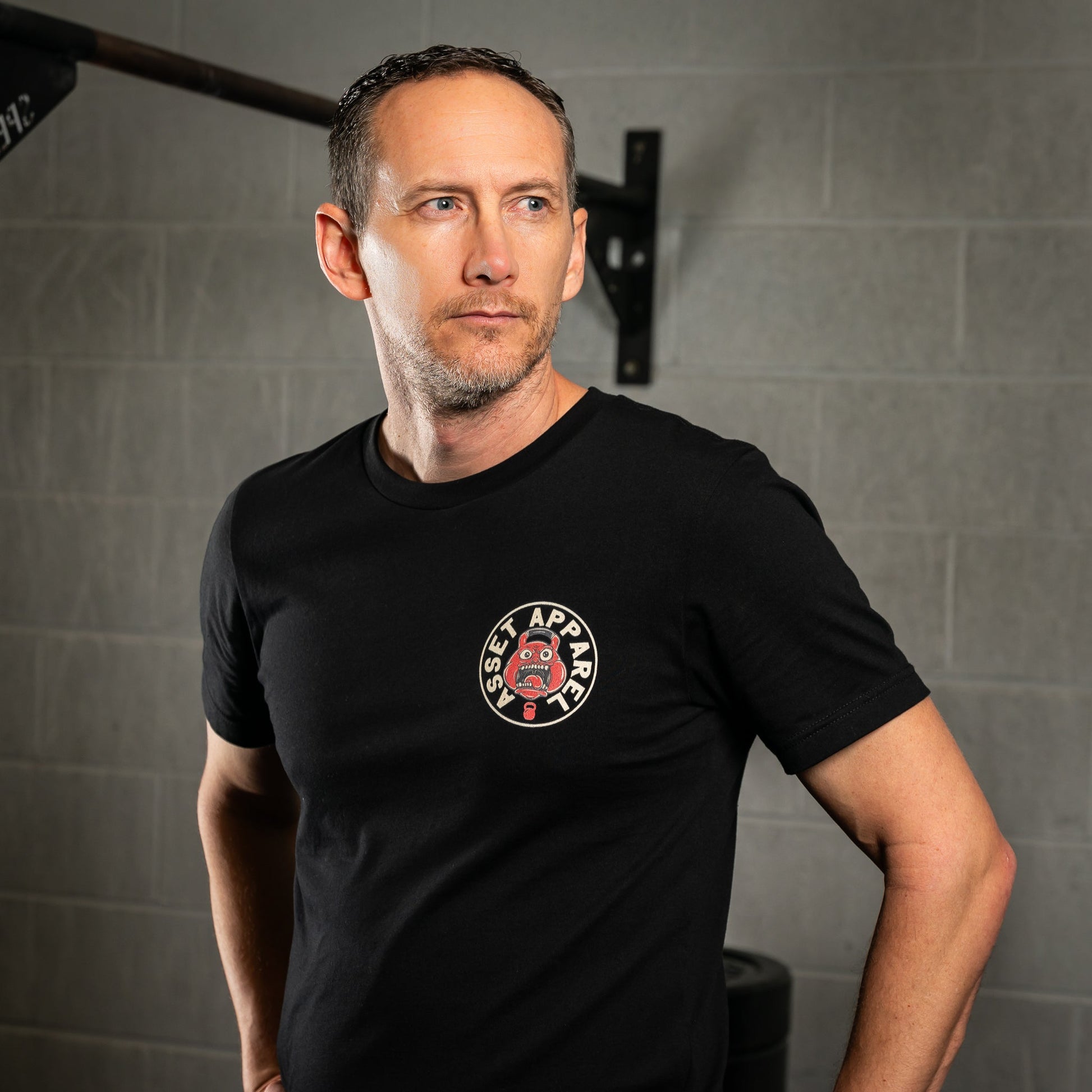 Let The Weights Do The Talking Black Tee - Asset Apparel