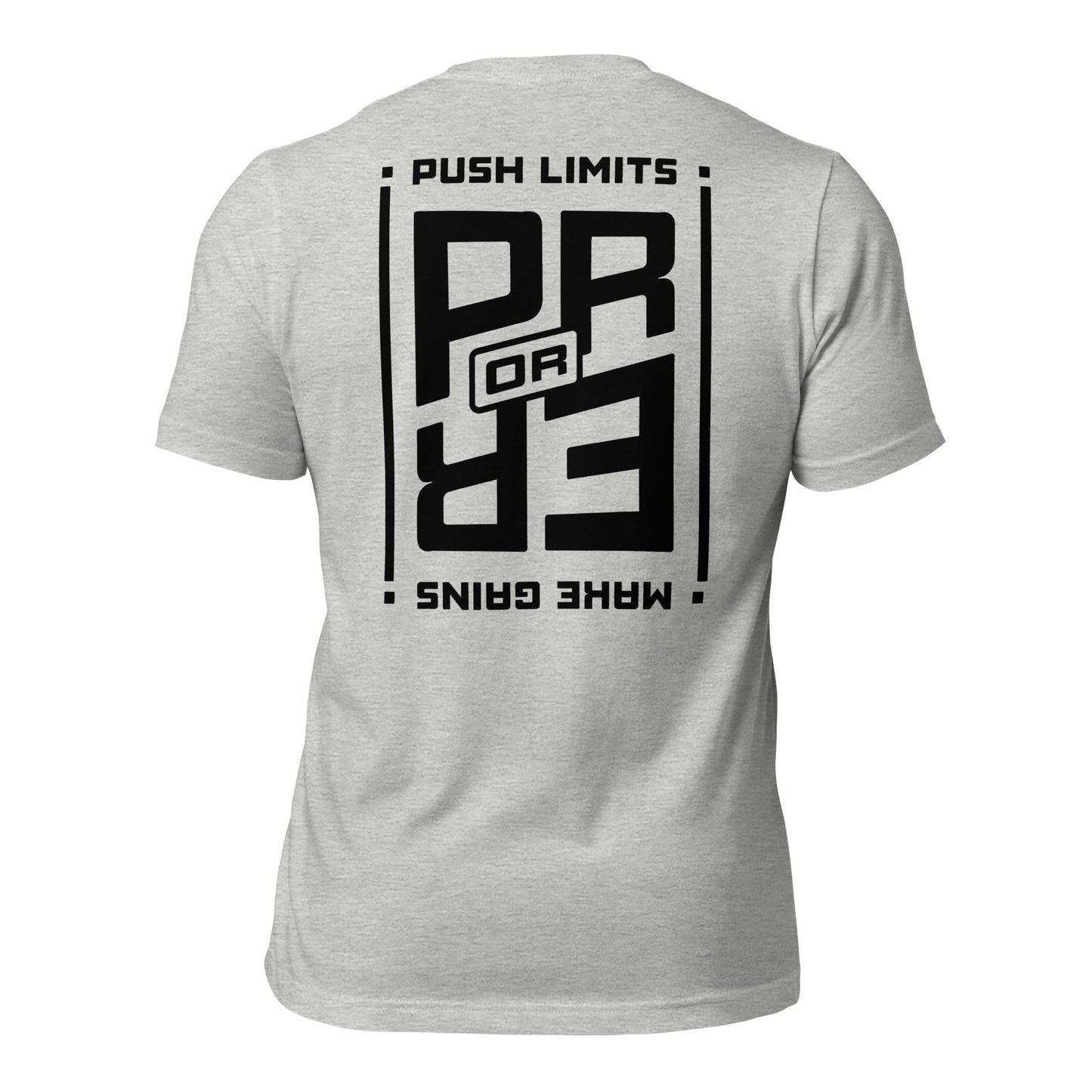 PR Or ER Black Print Tee - Asset Apparel