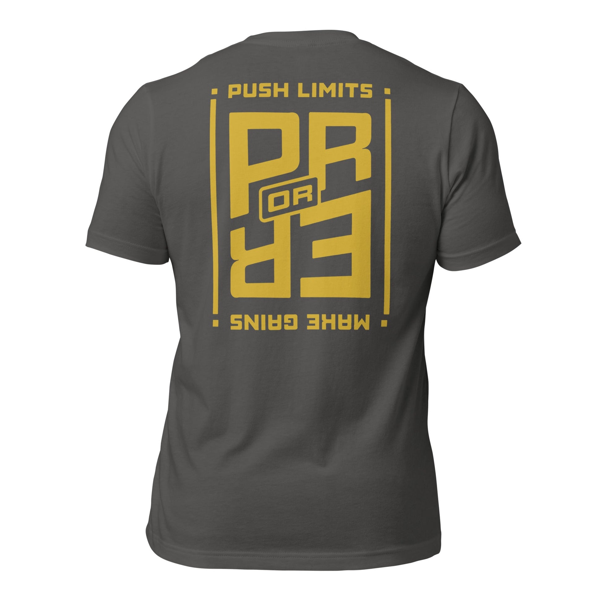 PR Or ER Gold Print Tee - Asset Apparel