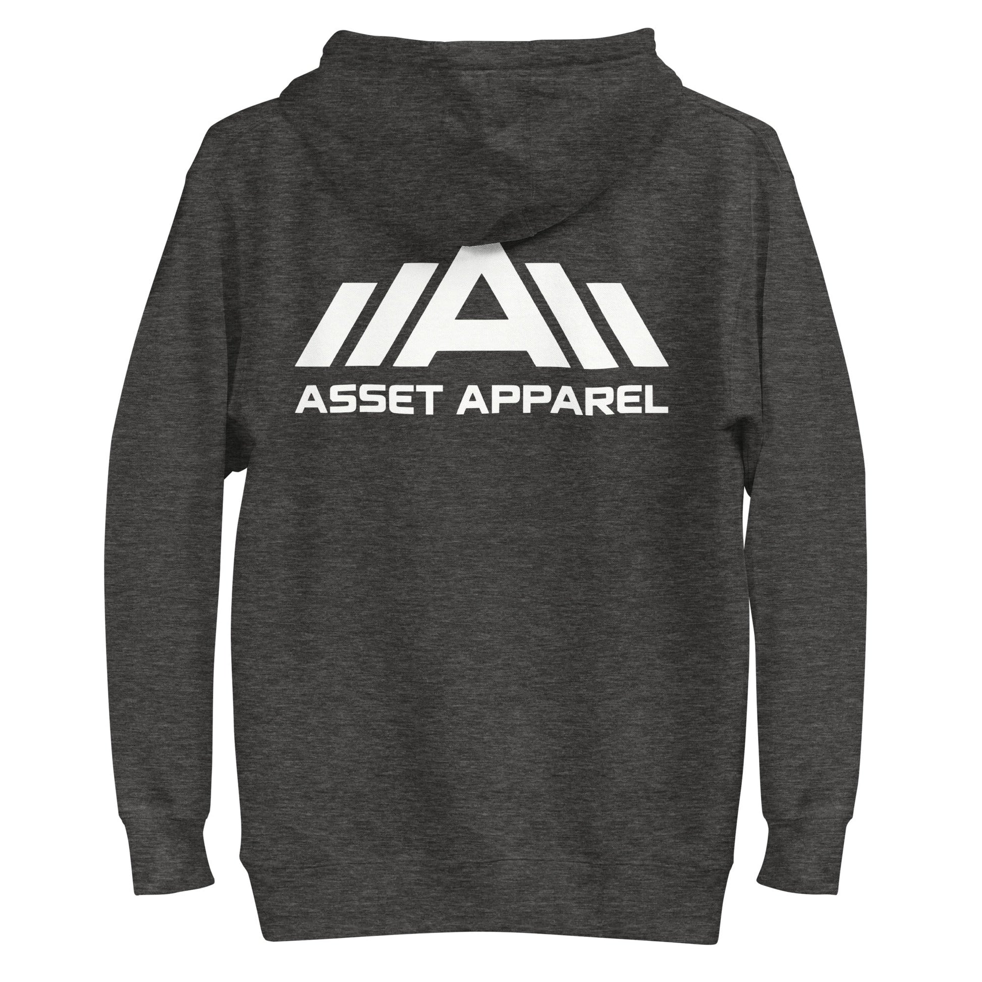 Premium Hoodie - White Print - Asset Apparel