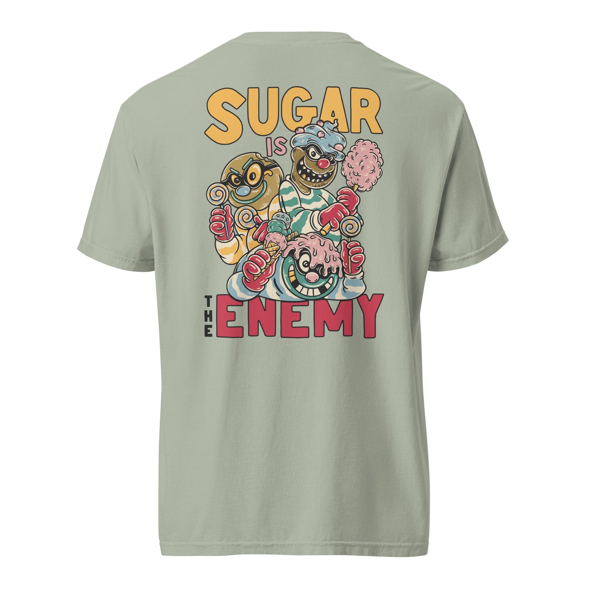 Sugar Is The Enemy Heavyweight Tee - Asset Apparel