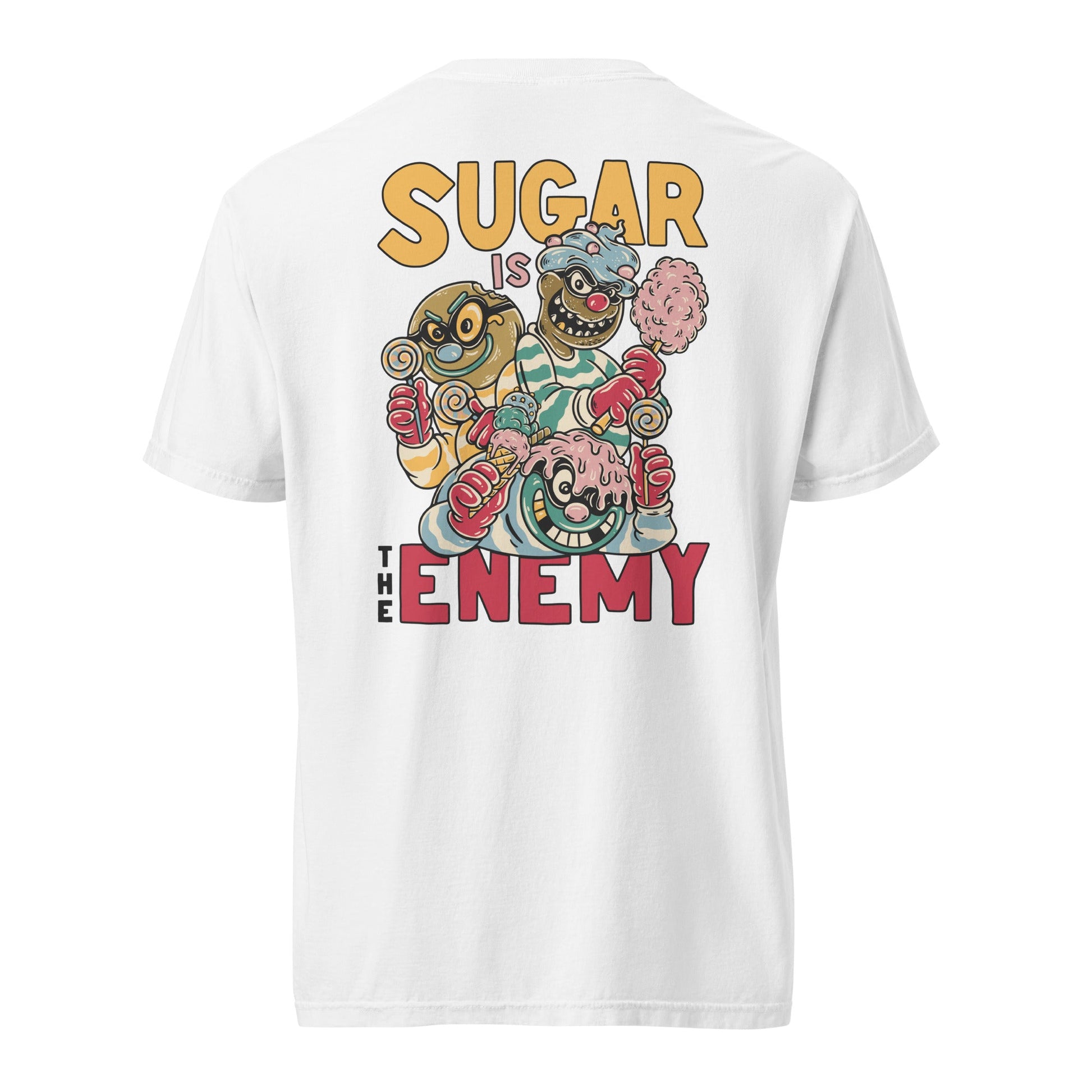 Sugar Is The Enemy Heavyweight Tee - Asset Apparel